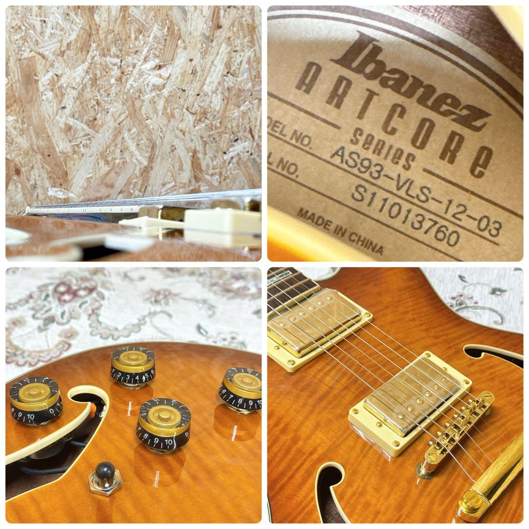 IBANEZ AS93 VSL セミアコ バイオリンサンバースト アイバニーズ