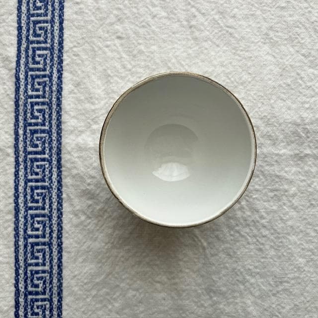 レア◆サルグミンヌ金彩ｘ黒ティーボウル＃カフェオレボウルクレイユモントロージアン