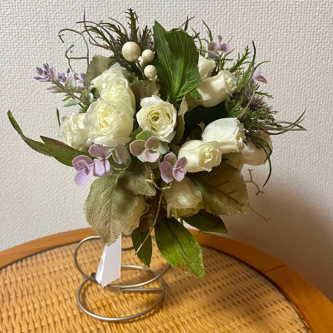 【美品】ウェディングブーケ/ブーケトニア