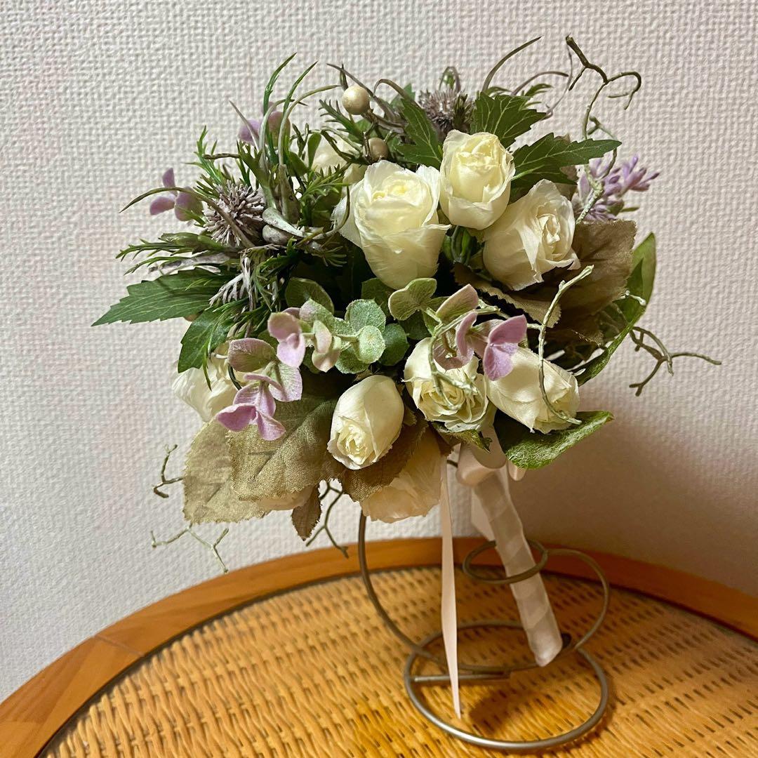 【美品】ウェディングブーケ/ブーケトニア