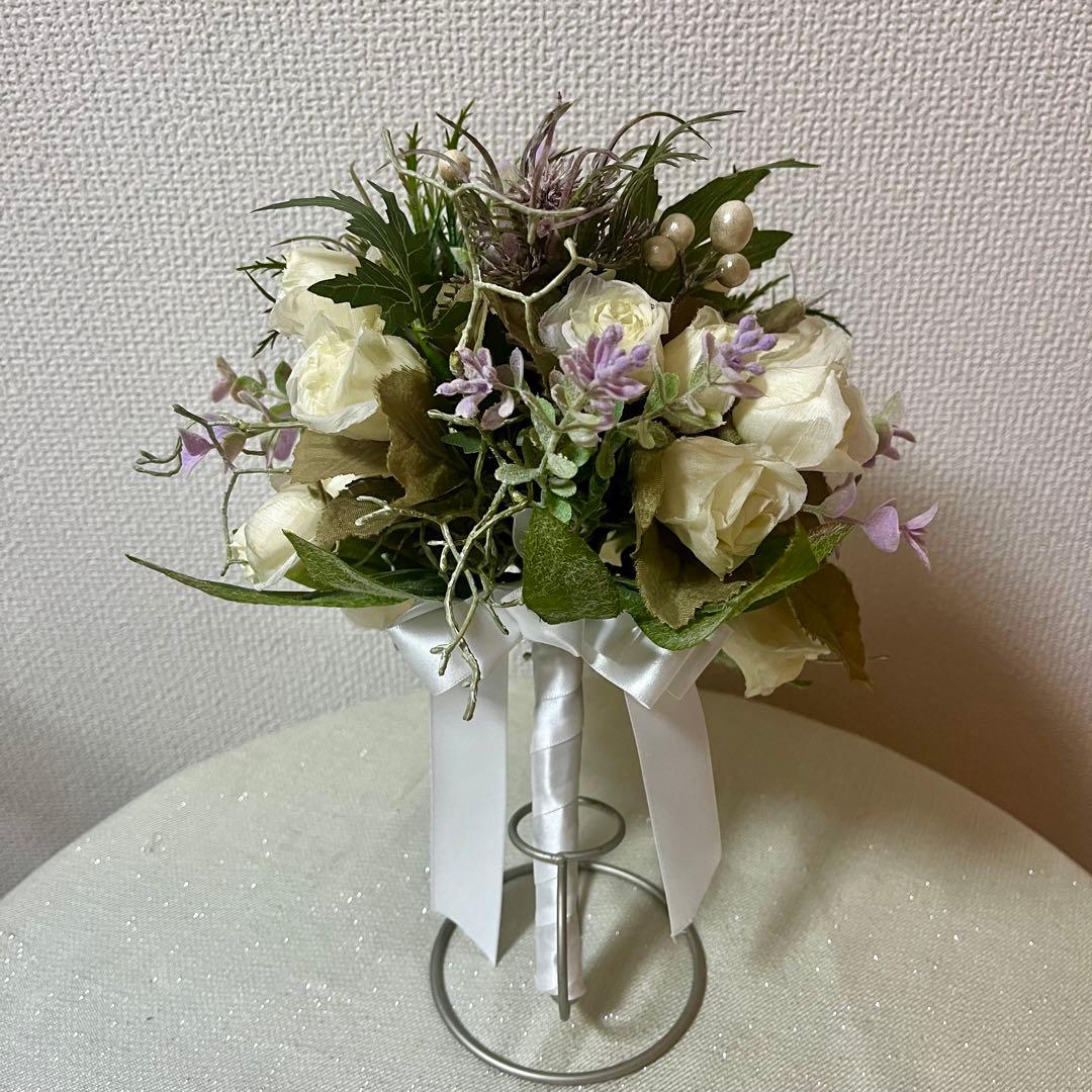 【美品】ウェディングブーケ/ブーケトニア