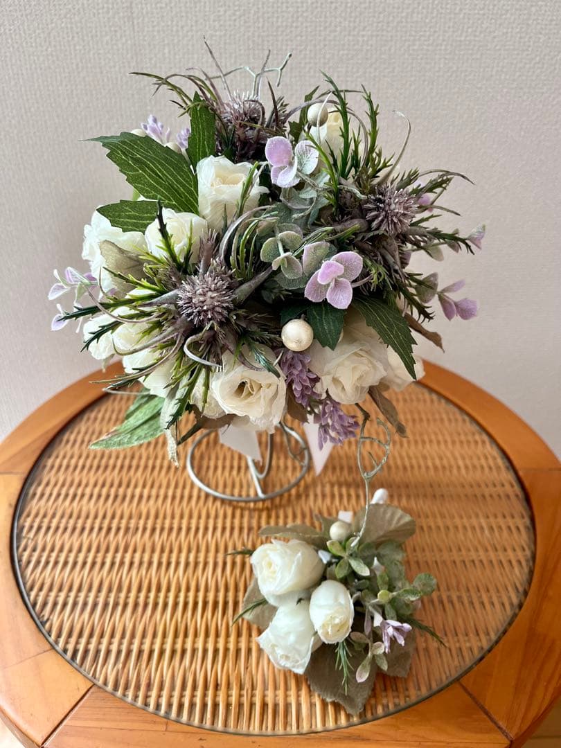 【美品】ウェディングブーケ/ブーケトニア