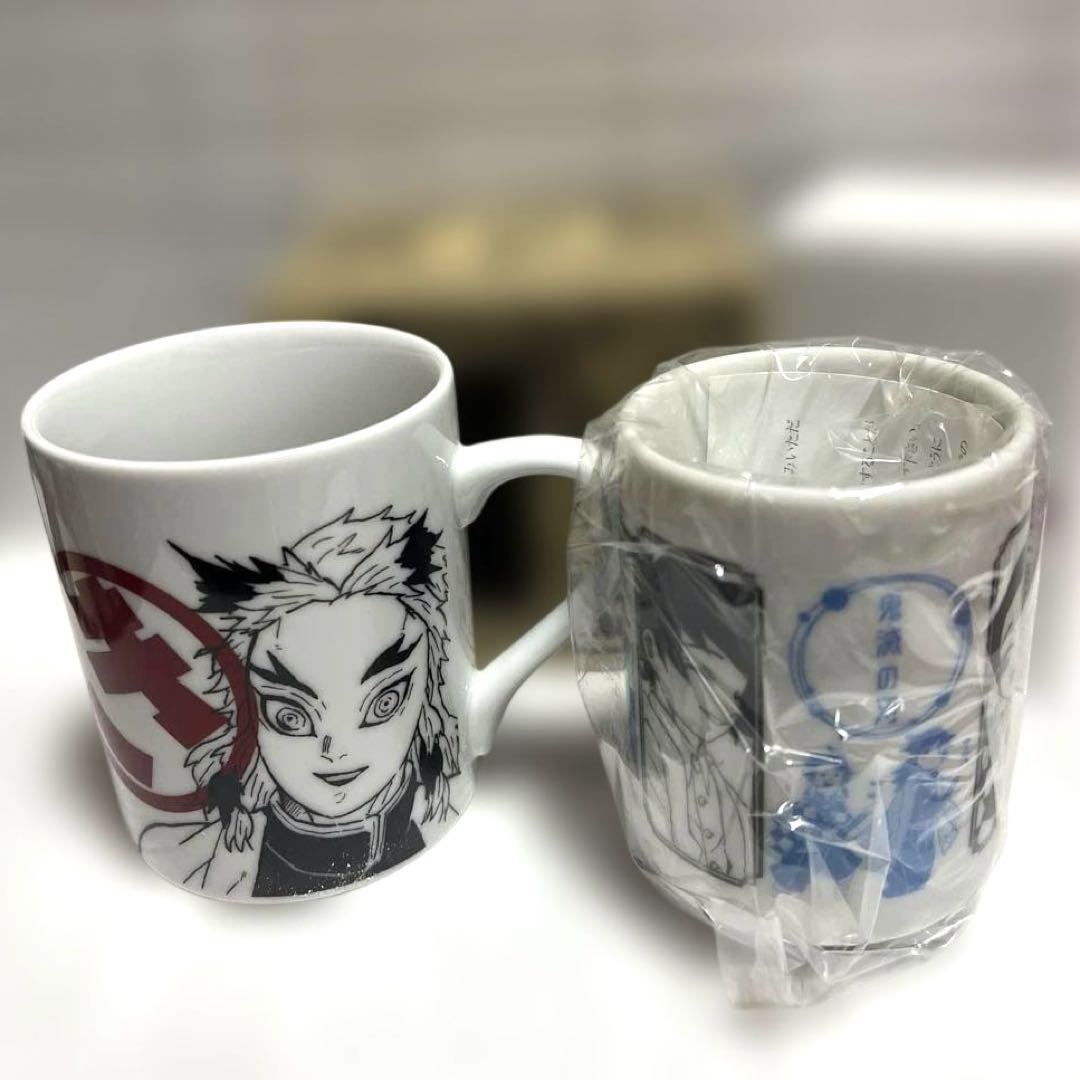 鬼滅の刃　炭治郎と義勇の痣発現　湯のみ