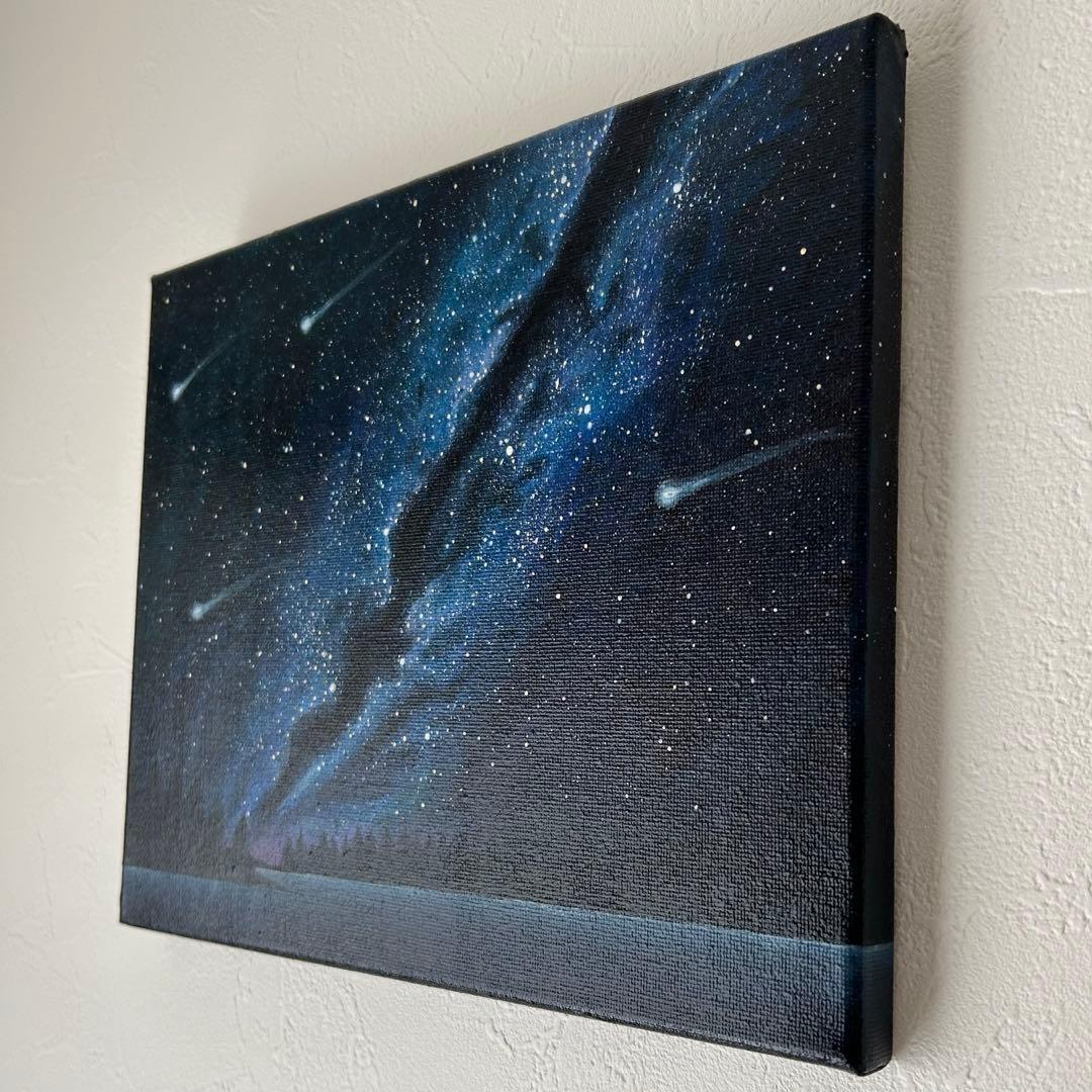 夜空の星たち　絵画　原画