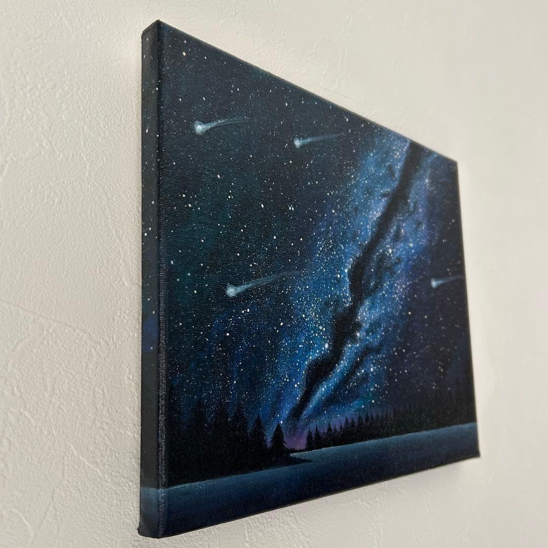 夜空の星たち　絵画　原画