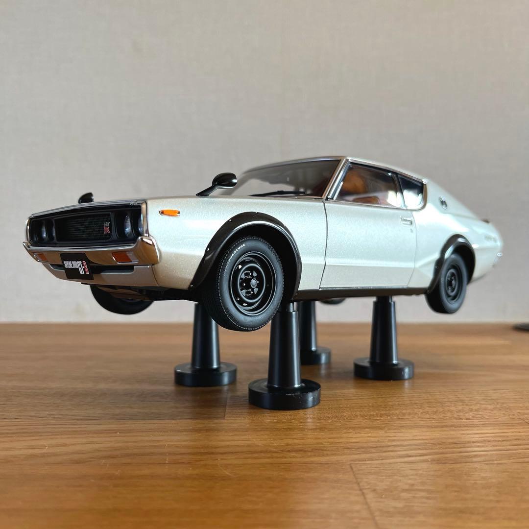 【美品】1/18 オートアート 日産 スカイライン 2000 GT-R ケンメリ