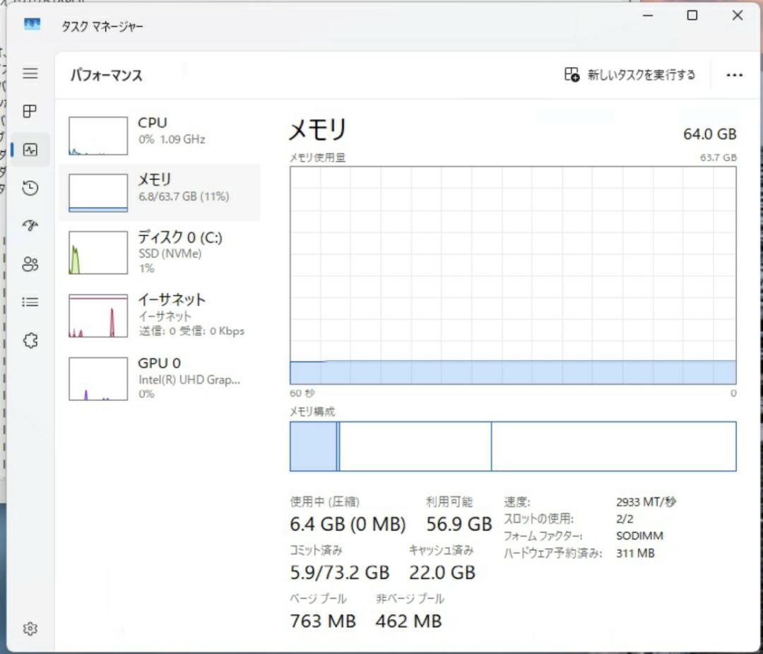 Dell OptiPlex Micro 7010 2023; メモリ 64GB