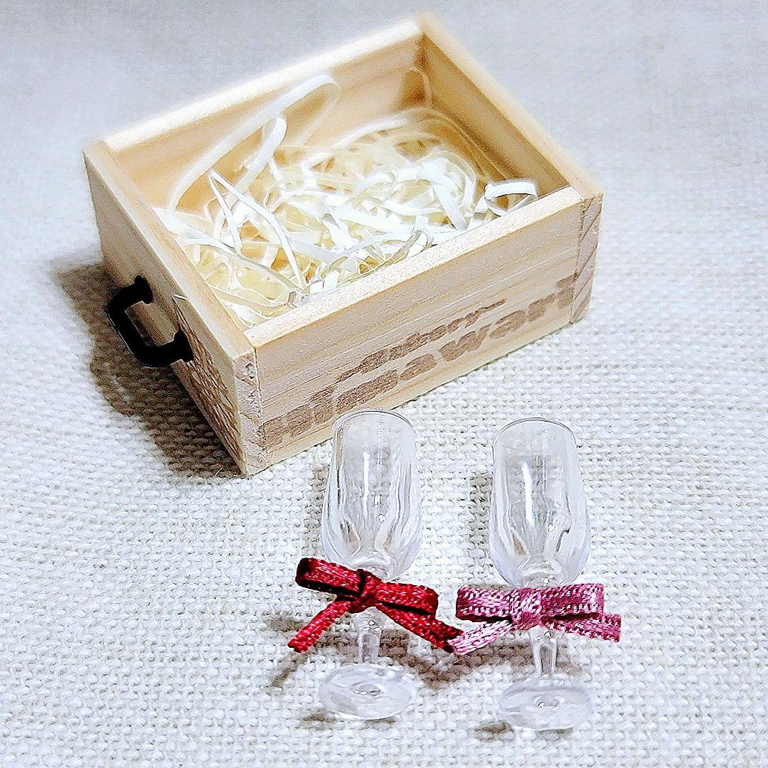 ミニチュアフード☆ミニチュアパン☆ワイン箱セット