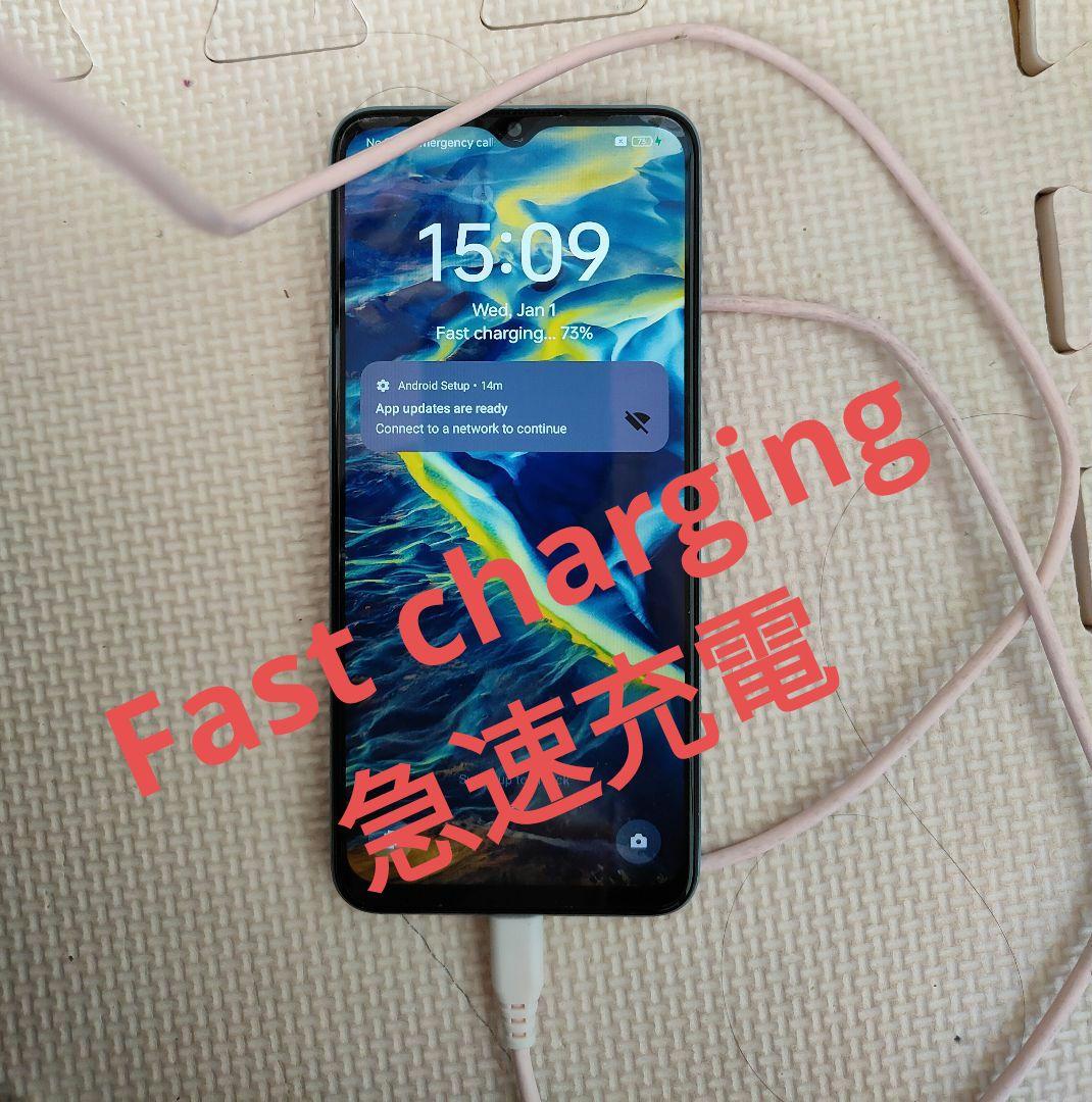 Oppo A77 128GB 青 充電器付き