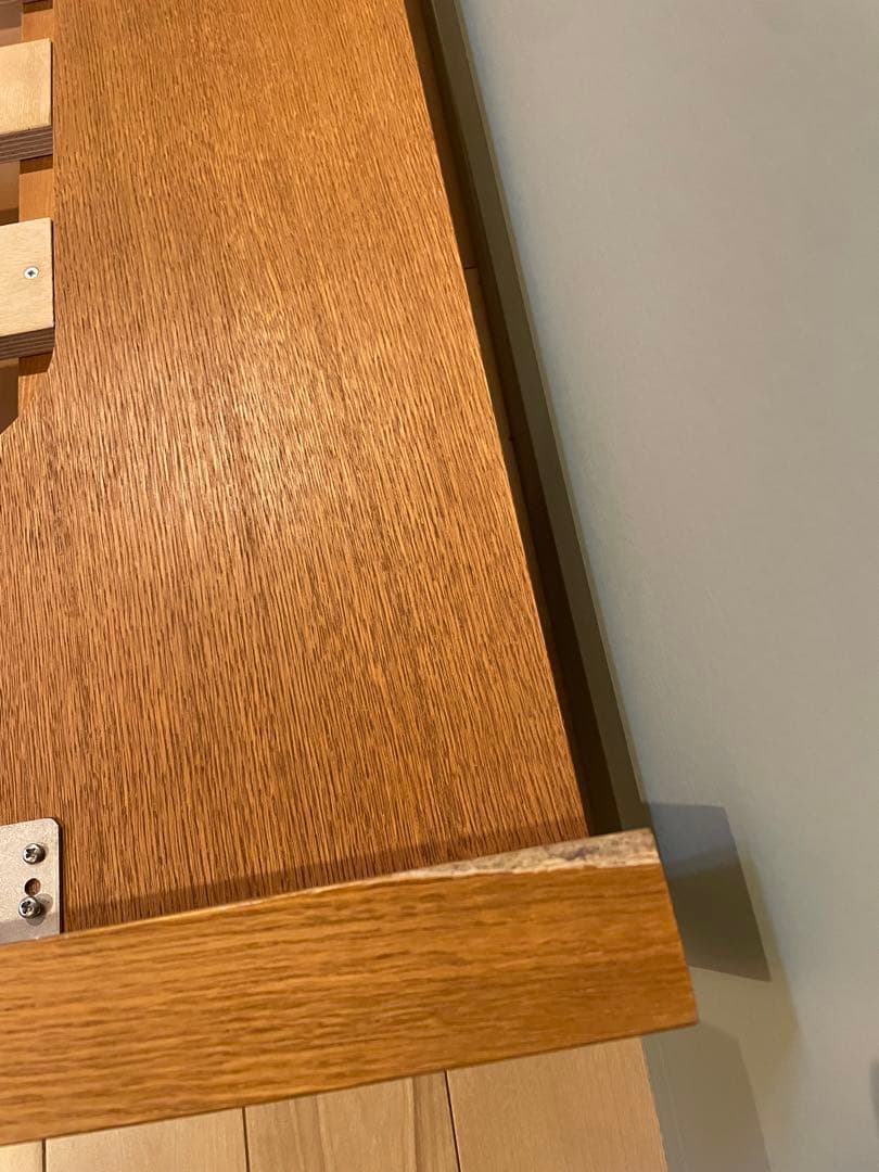 ☆値下げ交渉可★unicoウニコ 木製セミダブルベッドフレーム　used