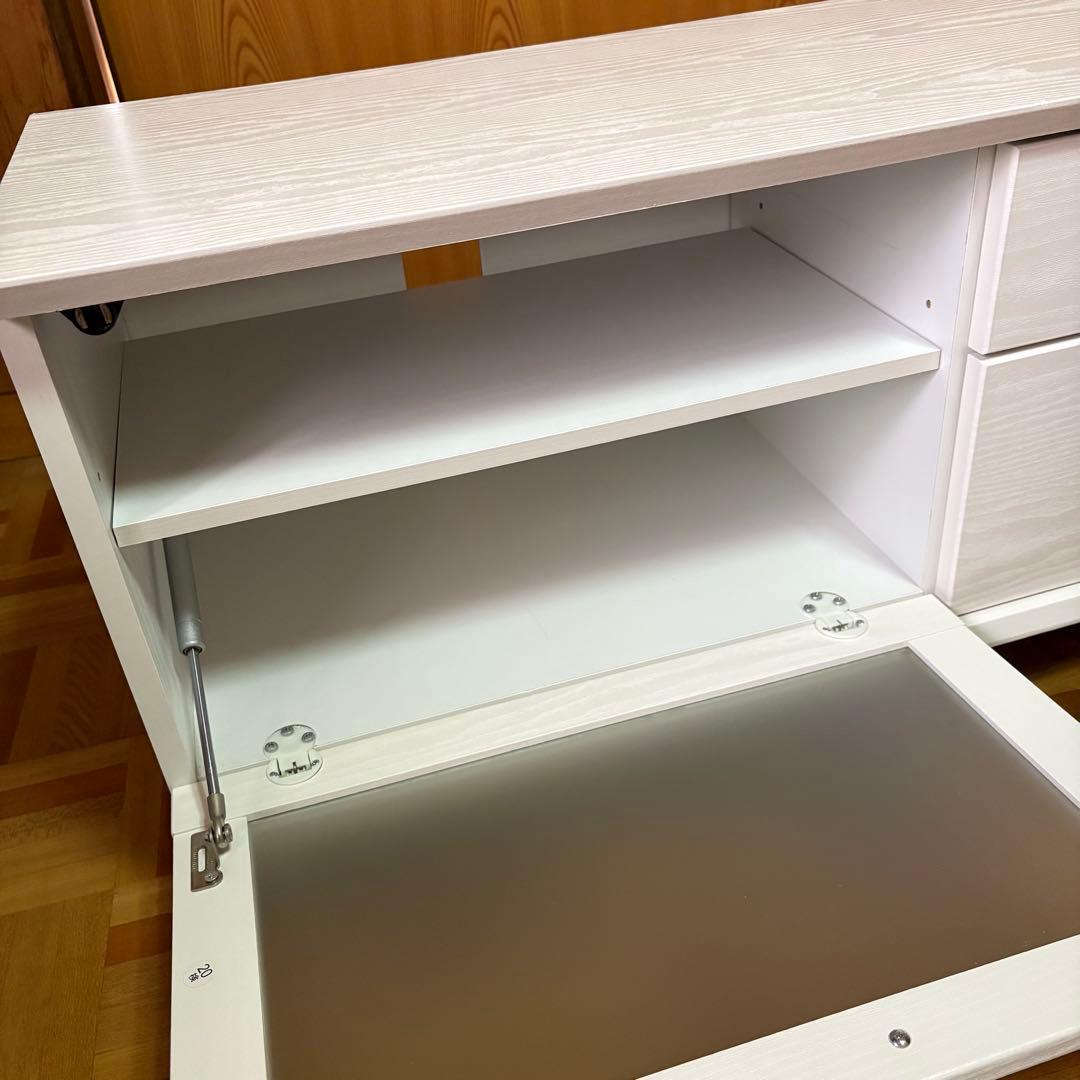 ニトリ ローボード ダイス 100 ホワイト テレビ台 チェスト Nitori