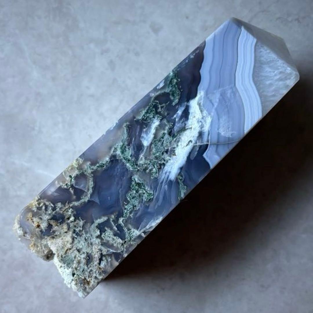 モスアゲート　タワー　ポイント　ドゥルージ　天然石