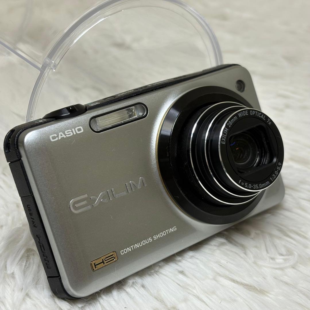 CASIO カメラ　エクシリム　EX-ZR10 シルバー コンデジ　動作品