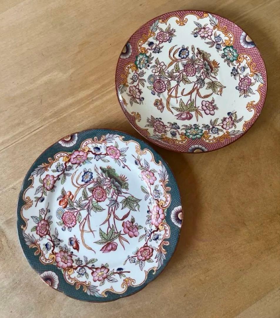 Yukidaruma【サルグミンヌ】ミントン デザート皿1枚　ソーサー1枚