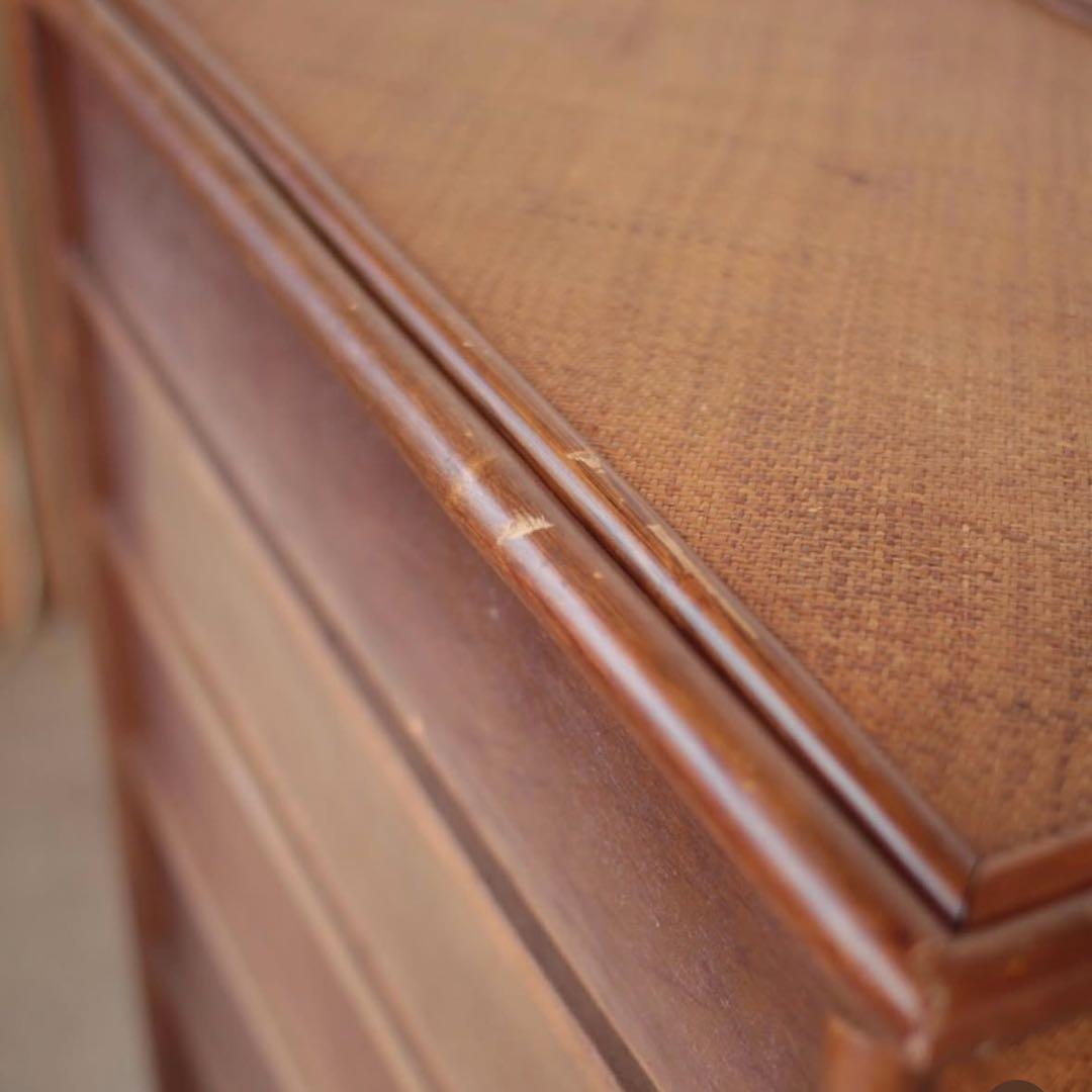 大容量　ラタンチェスト