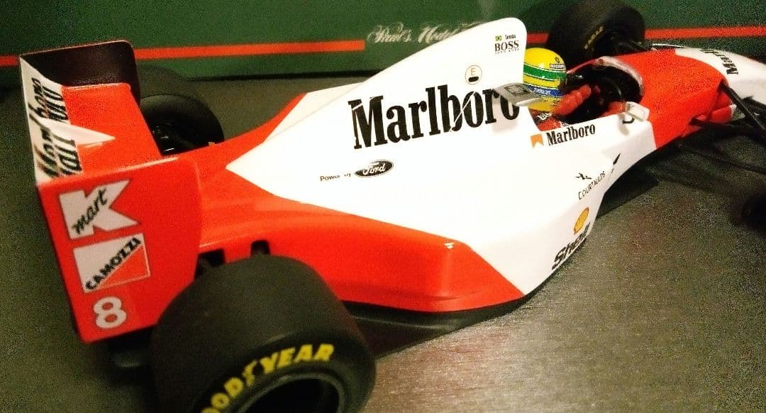 ミニチャンプス 1/18 F1 マクラーレン MP4/8 A.セナ リペイント
