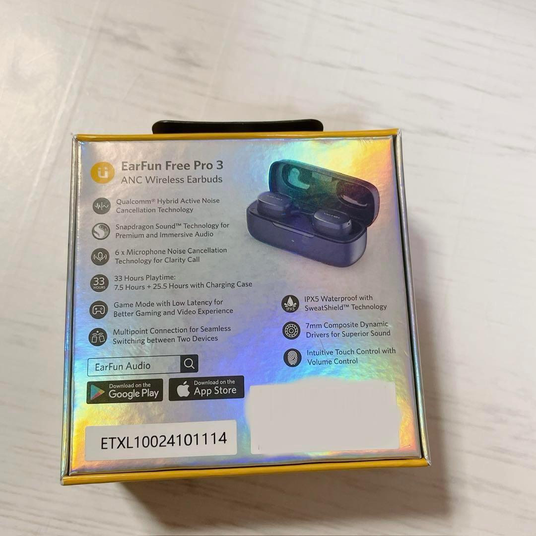 2024金賞✨EarFun Free Pro 3 ANC機能 ワイヤレスイヤホン