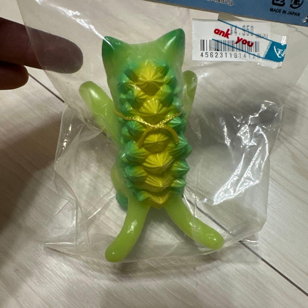 ソフビ 化猫怪獣　ネゴラ　小夏屋　クローバー