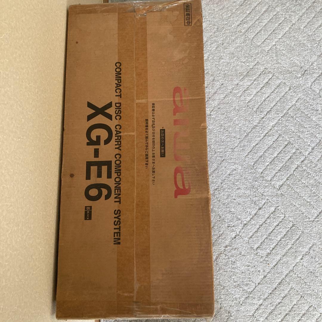 ビンテージ.未開封aiwa XG-E6 ミニコンポ