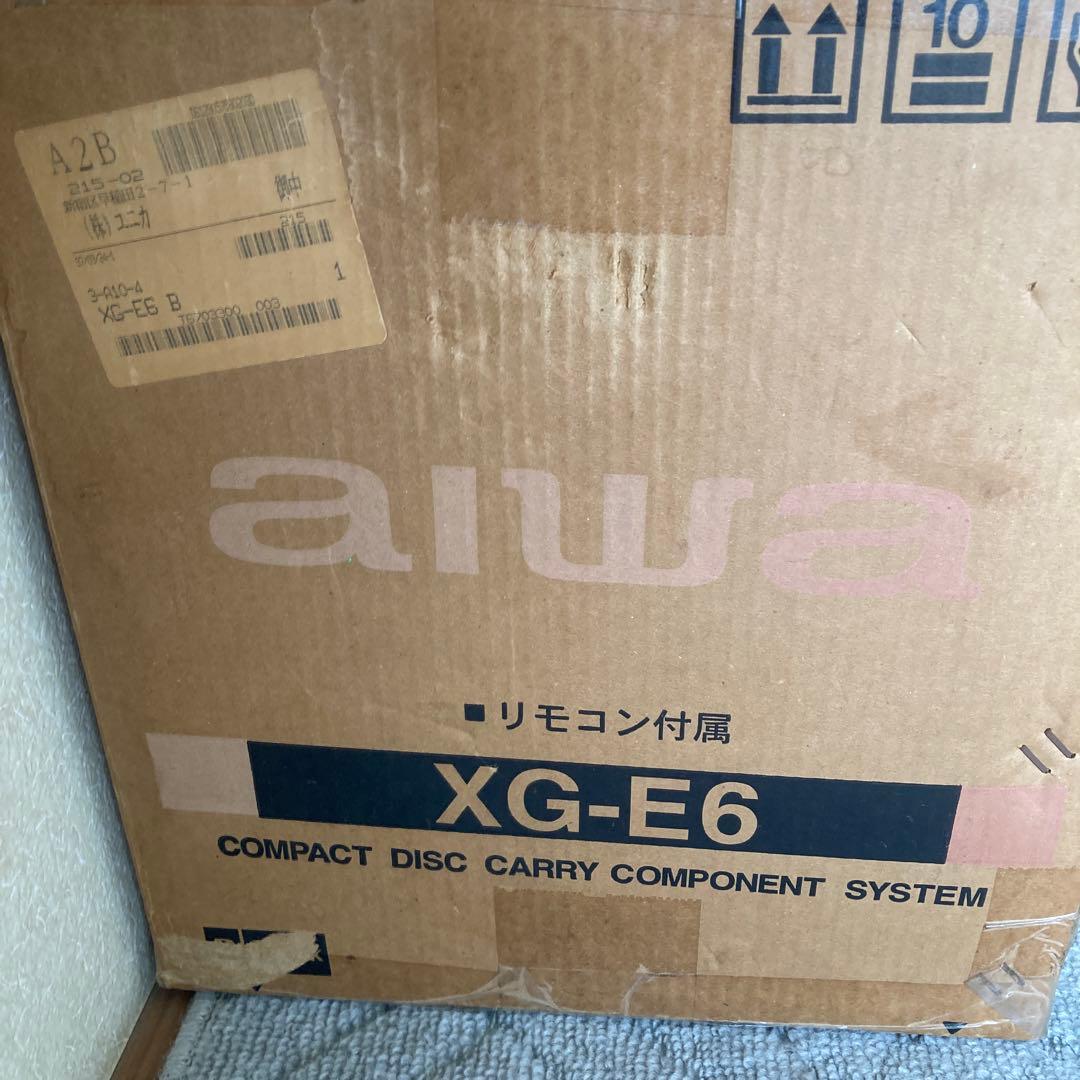 ビンテージ.未開封aiwa XG-E6 ミニコンポ
