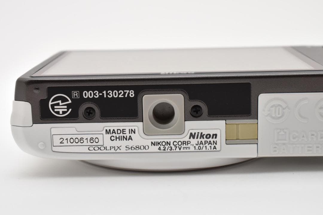 【極美品】Nikon COOLPIX S6800 ホワイト　動作確認済