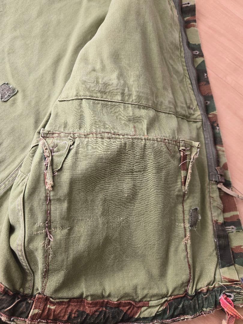 フランス軍 リザードカモ TAP47 パラトルーパージャケット 50s