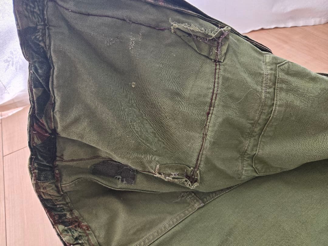 フランス軍 リザードカモ TAP47 パラトルーパージャケット 50s