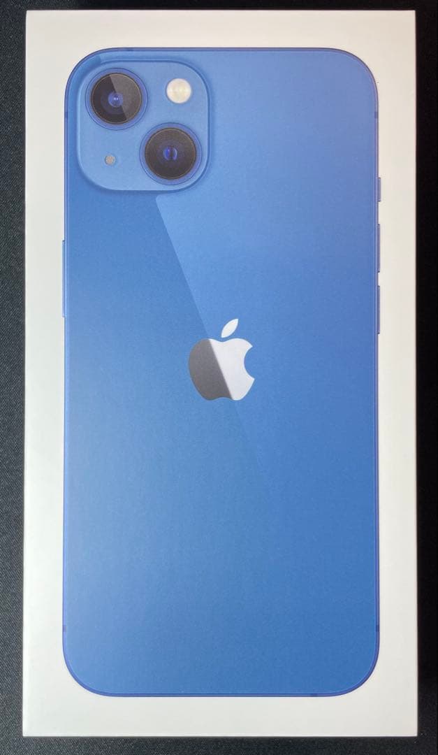 iPhone 13 128GB ブルー&MagSafe対応13クリアケース 新品