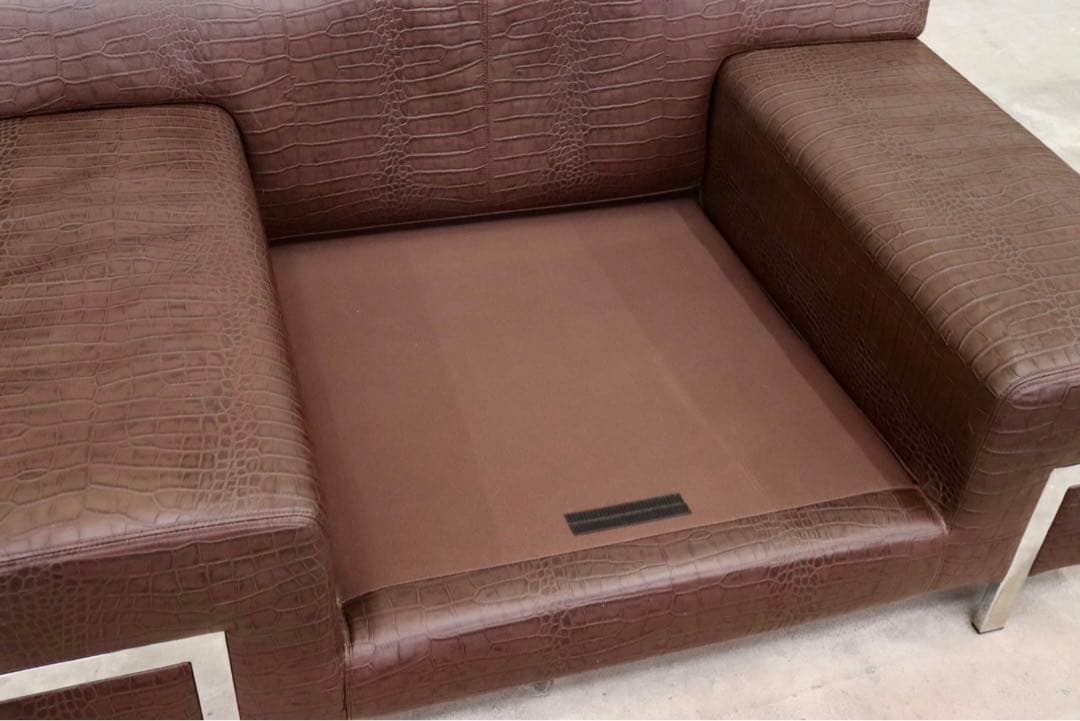 GMIK78○ラグジュアリー 1人掛けソファ シングルソファ 総革 高級家具 モ