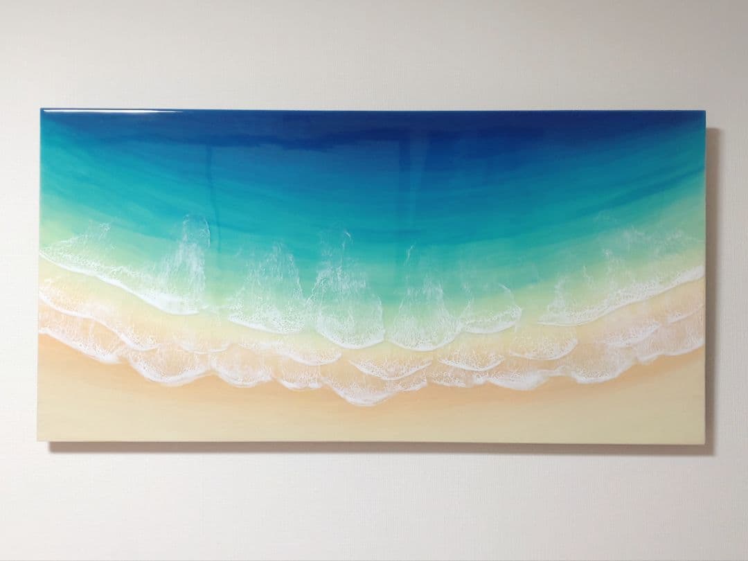 レジンアート(Okinawa Blue・Plate type・900×450)