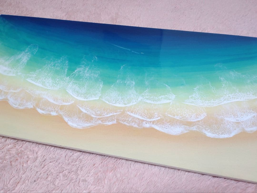 レジンアート(Okinawa Blue・Plate type・900×450)