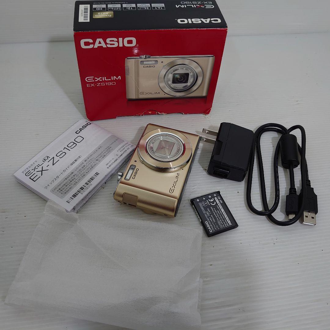 美品　動作ok　CASIO　EXILIM EX-ZS190