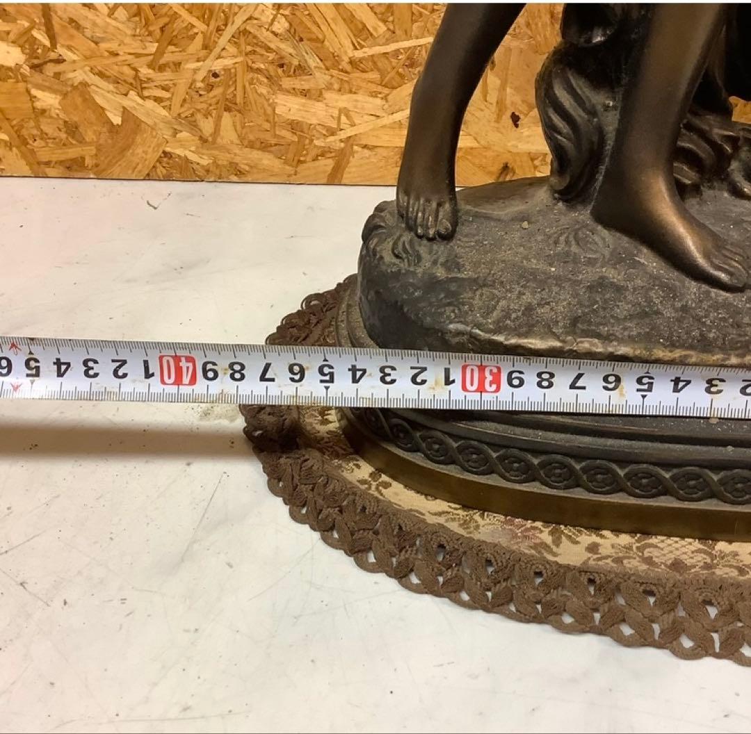 ブロンズ調置き時計4RP614Aアンティーク（Q-38)