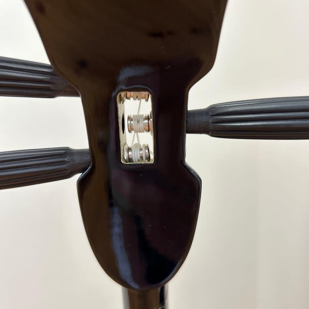 【超美品】ペグカラクイ三線　人工皮