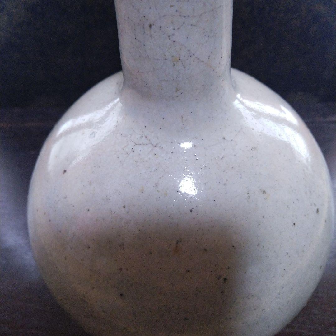 NO293　相馬焼or上野目焼　徳利　糠白釉