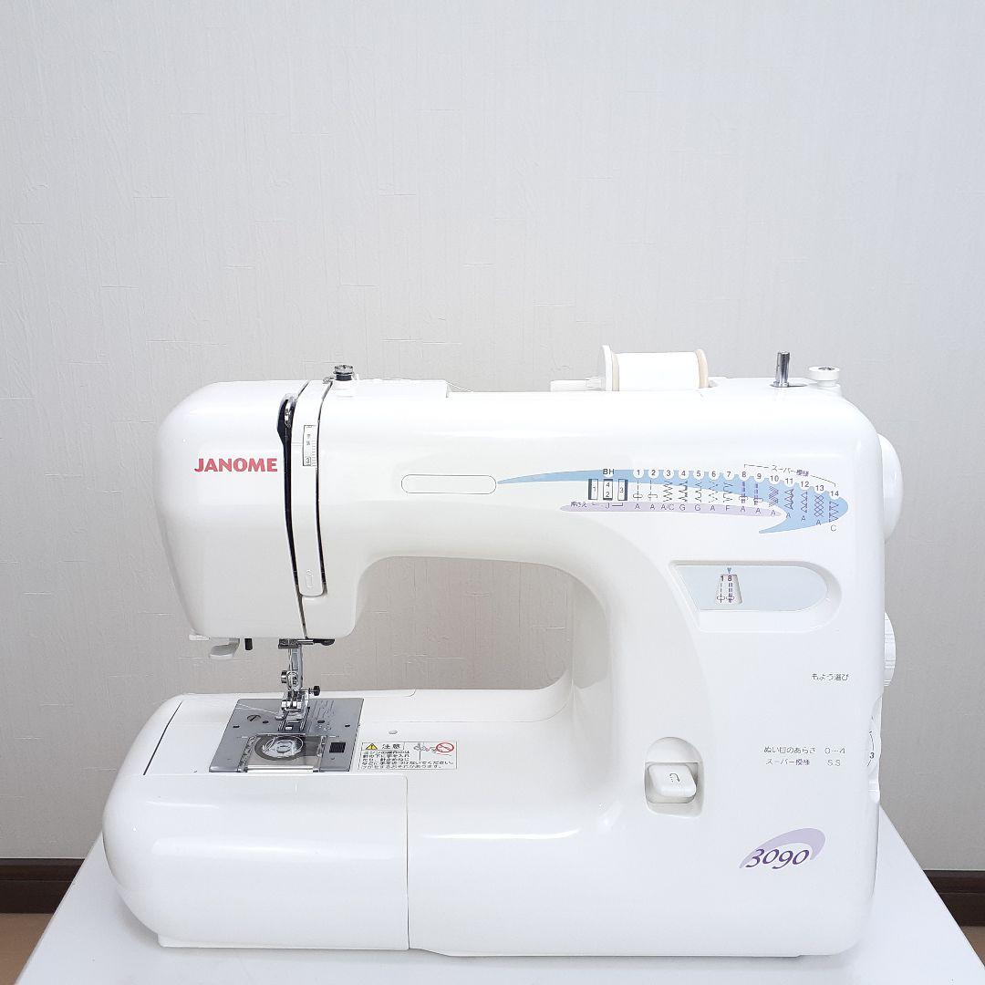 ジャノメ　電動ミシン本体　3090 フットコントローラータイプ