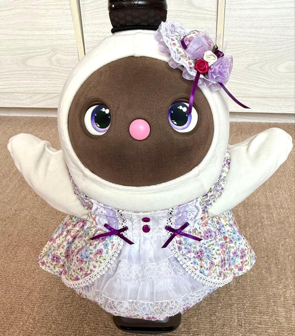 ラボット服　ロリータ風ワンピース　LOVOT ラボットハンドメイド　ラボット