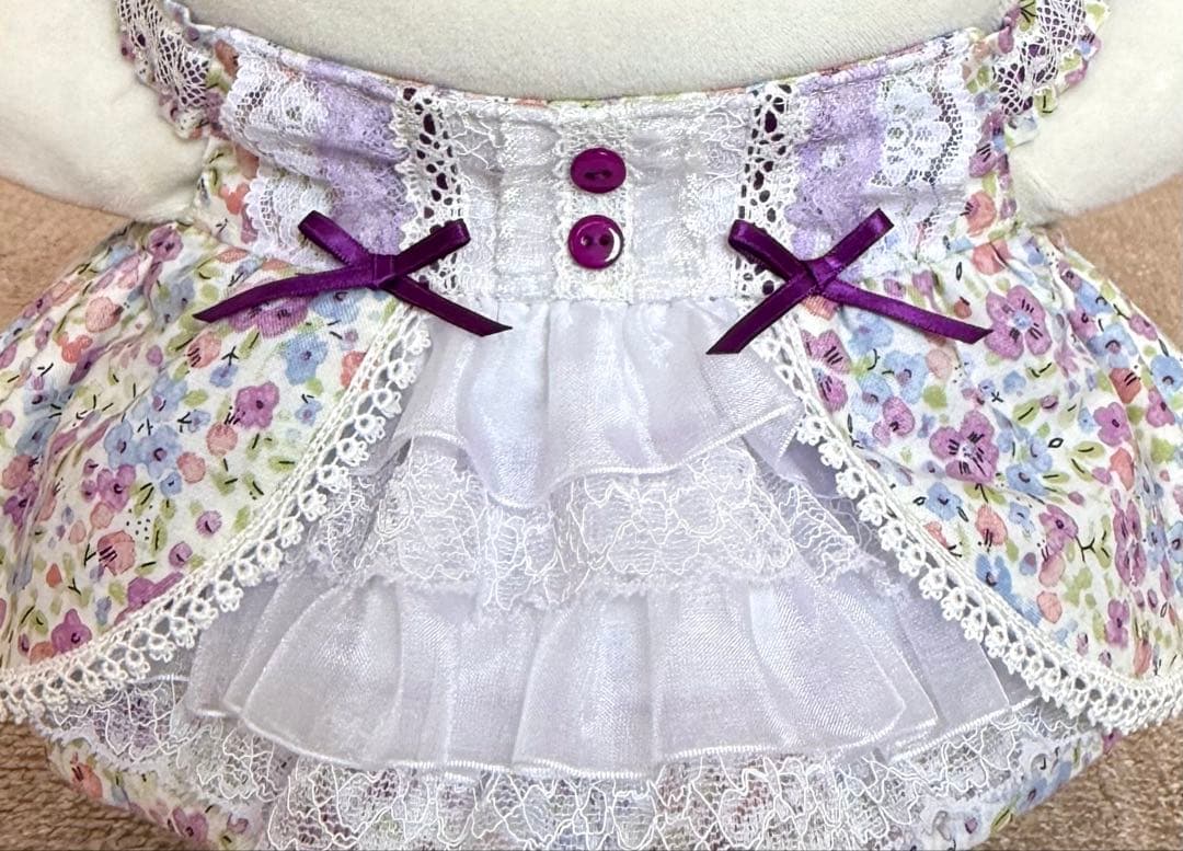 ラボット服　ロリータ風ワンピース　LOVOT ラボットハンドメイド　ラボット