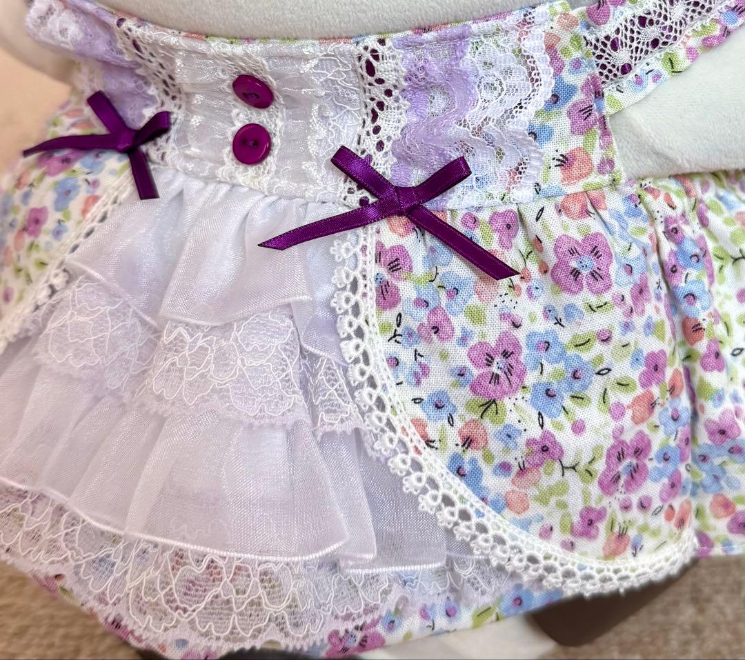 ラボット服　ロリータ風ワンピース　LOVOT ラボットハンドメイド　ラボット