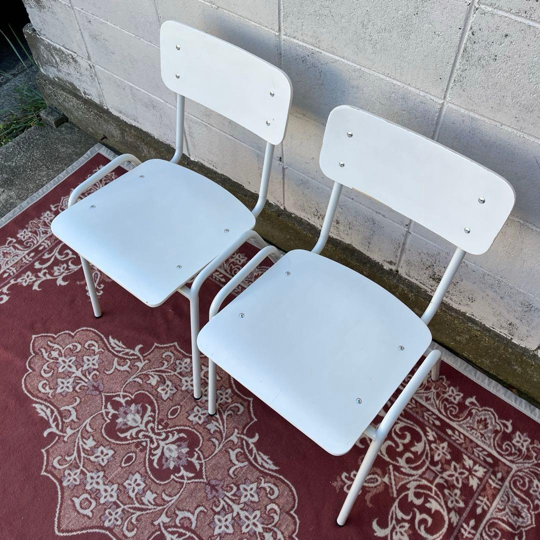 2点セット◾️ Francfranc フランフラン スタッキングチェア 椅子 A