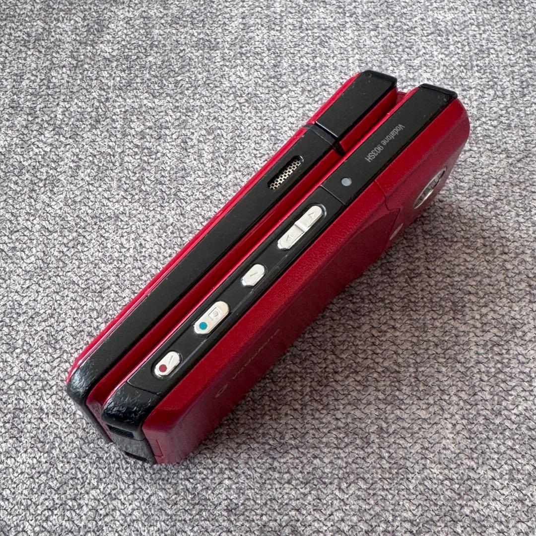 【概ね美品】 vodafone 903SH レッド 本体のみ