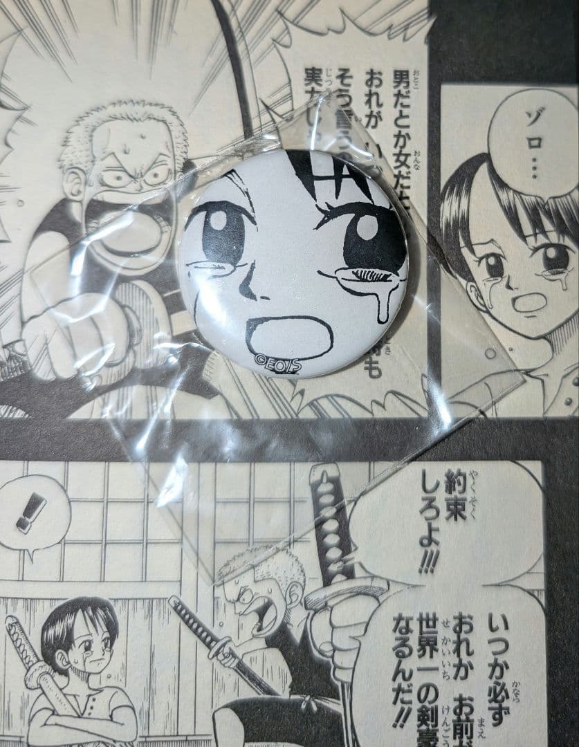 ONE PIECE ALL FACES 缶バッジ くいな ゾロ