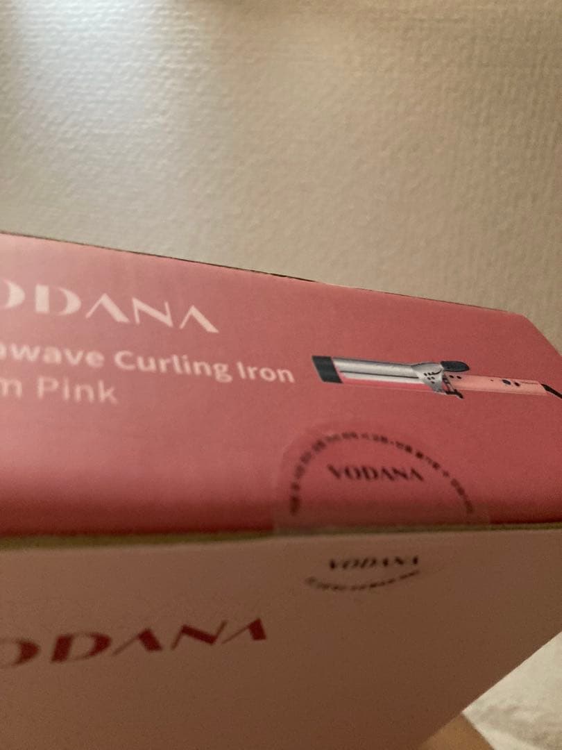 VODANA Glamwave Curling Iron ピンク