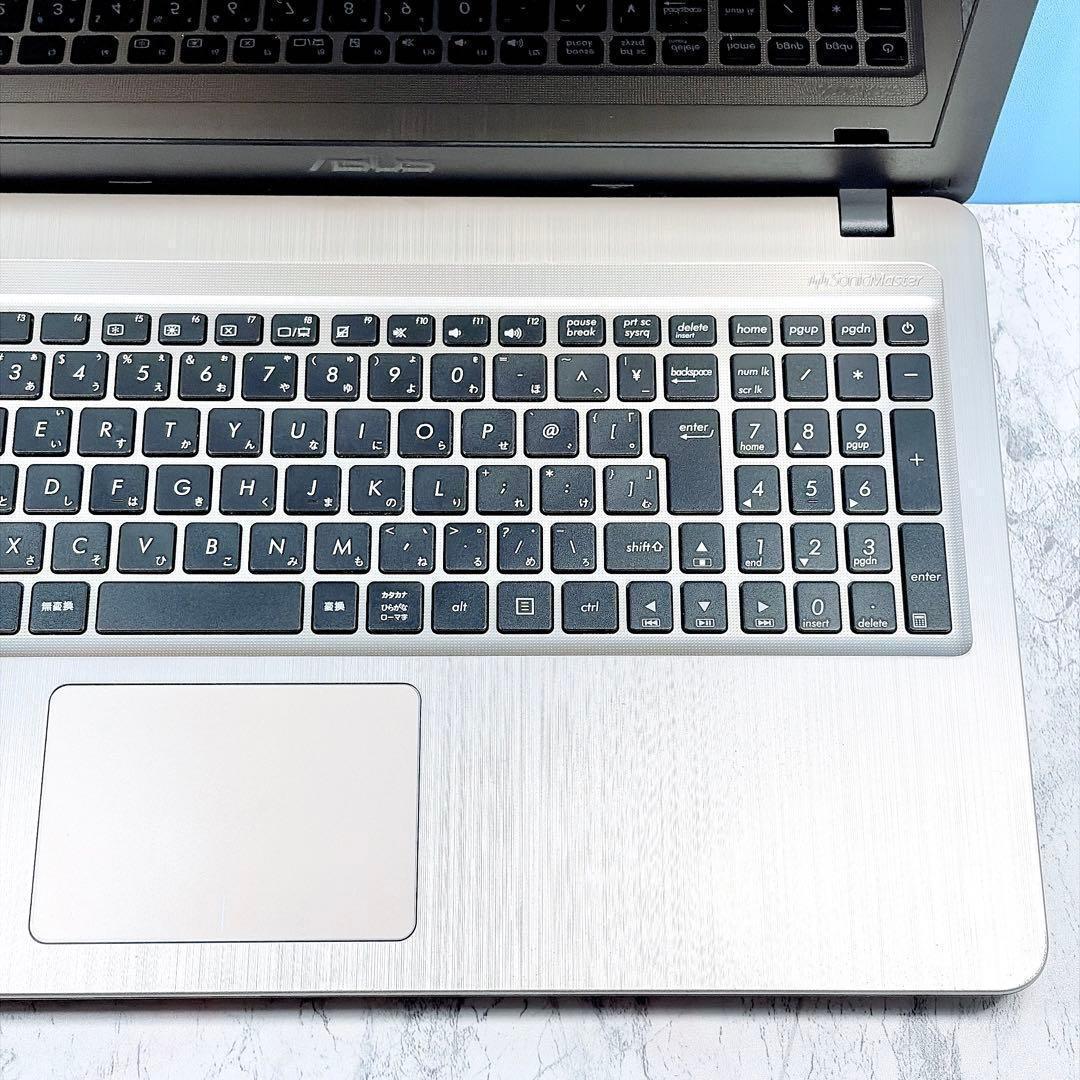 初心者におすすめ✨Win11✨オフィス✨カメラ✨ASUS✨ブラックノートパソコン