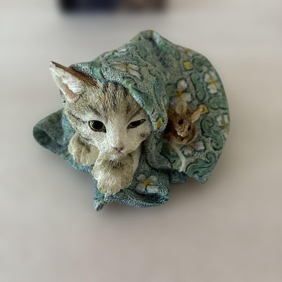 カントリーアーティスト 猫 置物 country artist