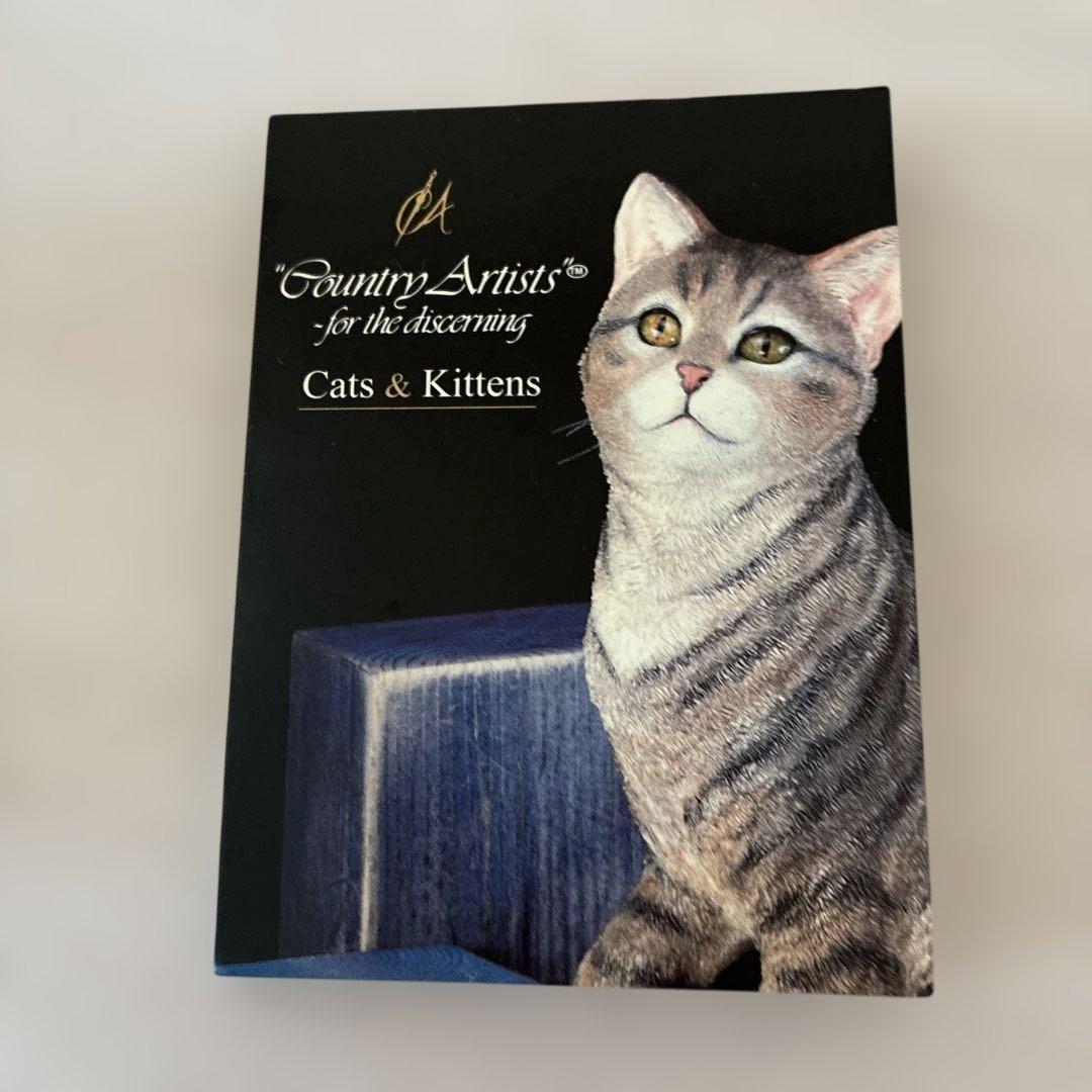 カントリーアーティスト 猫 置物 country artist
