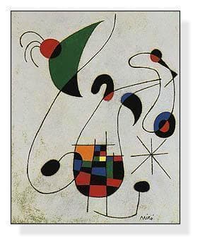 額装済/The Melancholy/ジョアン・ミロ MIRO/アートポスター