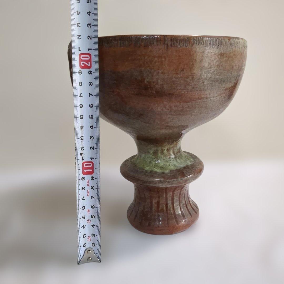 【希少】 ロバート＆ジャン・クルティエ 陶器 花瓶 顔 オブジェ フランス