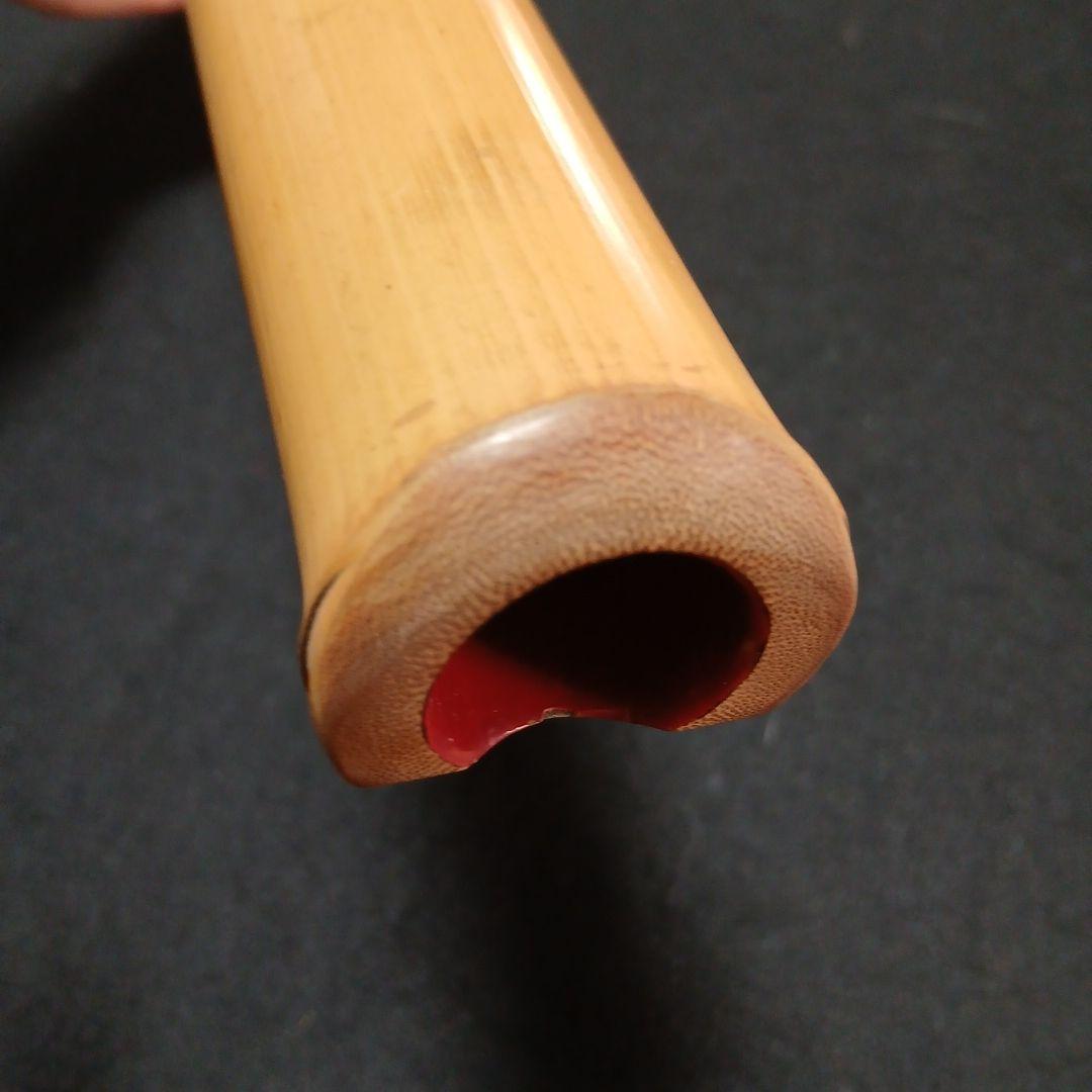 た*ん様 和楽器　尺八　本体 銘有　竹製 5穴　縦笛　和楽