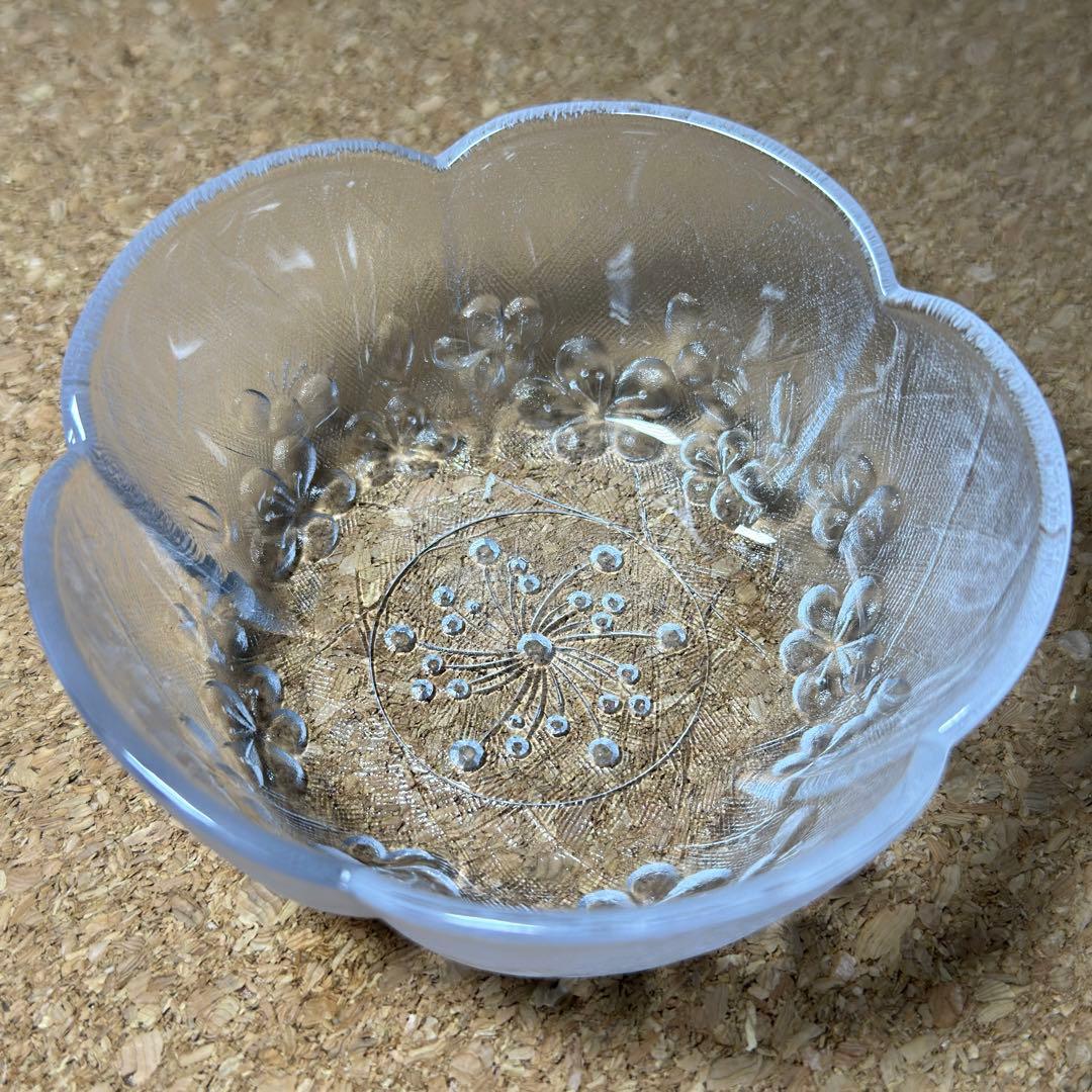 鉢 ４点セット 器 皿 椀 ガラス 透明 小物入れ